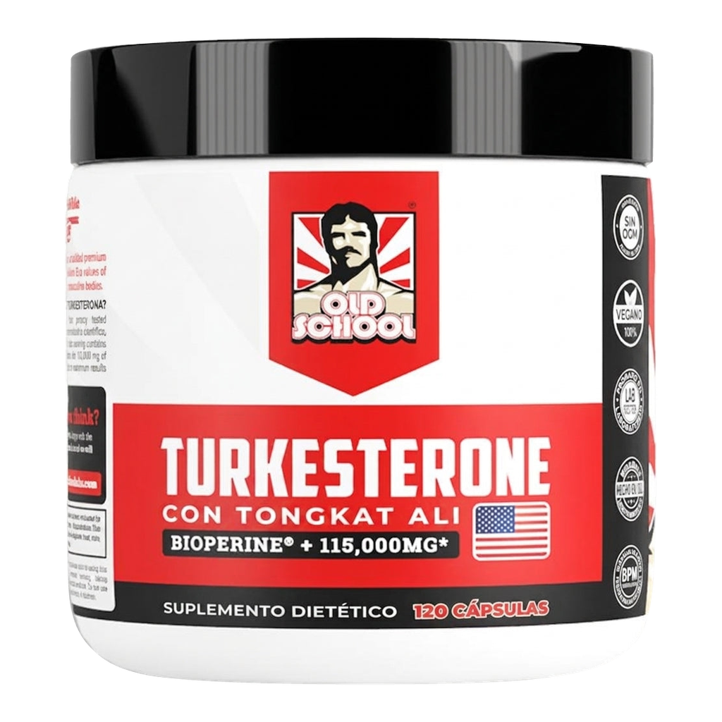 Bote de OLD SCHOOL Turkesterone con Tongkat Ali