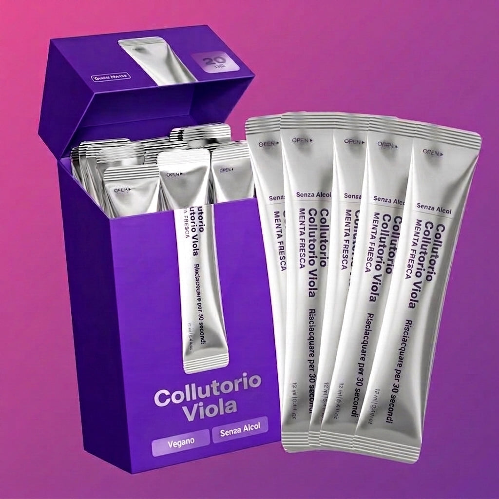 Bustine di Collutorio Viola