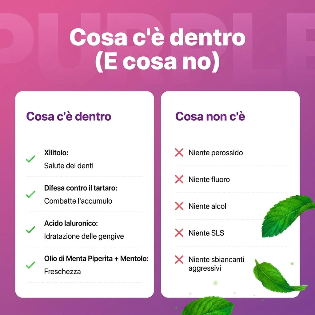 Bustine di Collutorio Viola