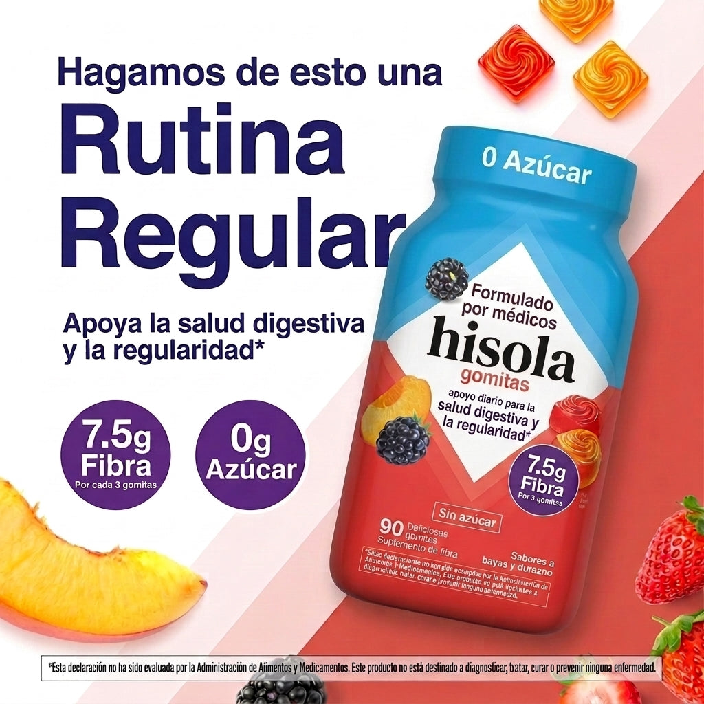 Gomas de Fibra Sin Azúcar