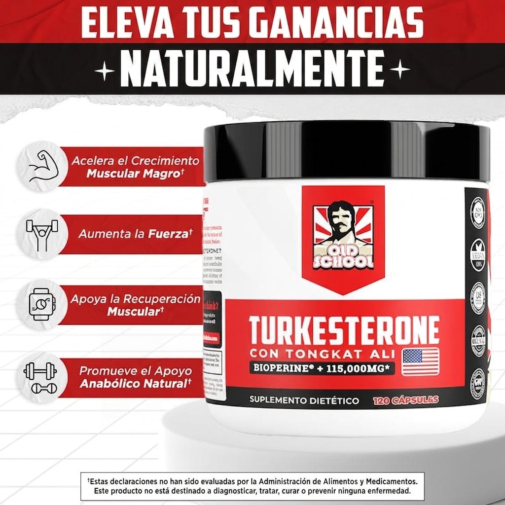 Turkesterona con Tongkat Ali
