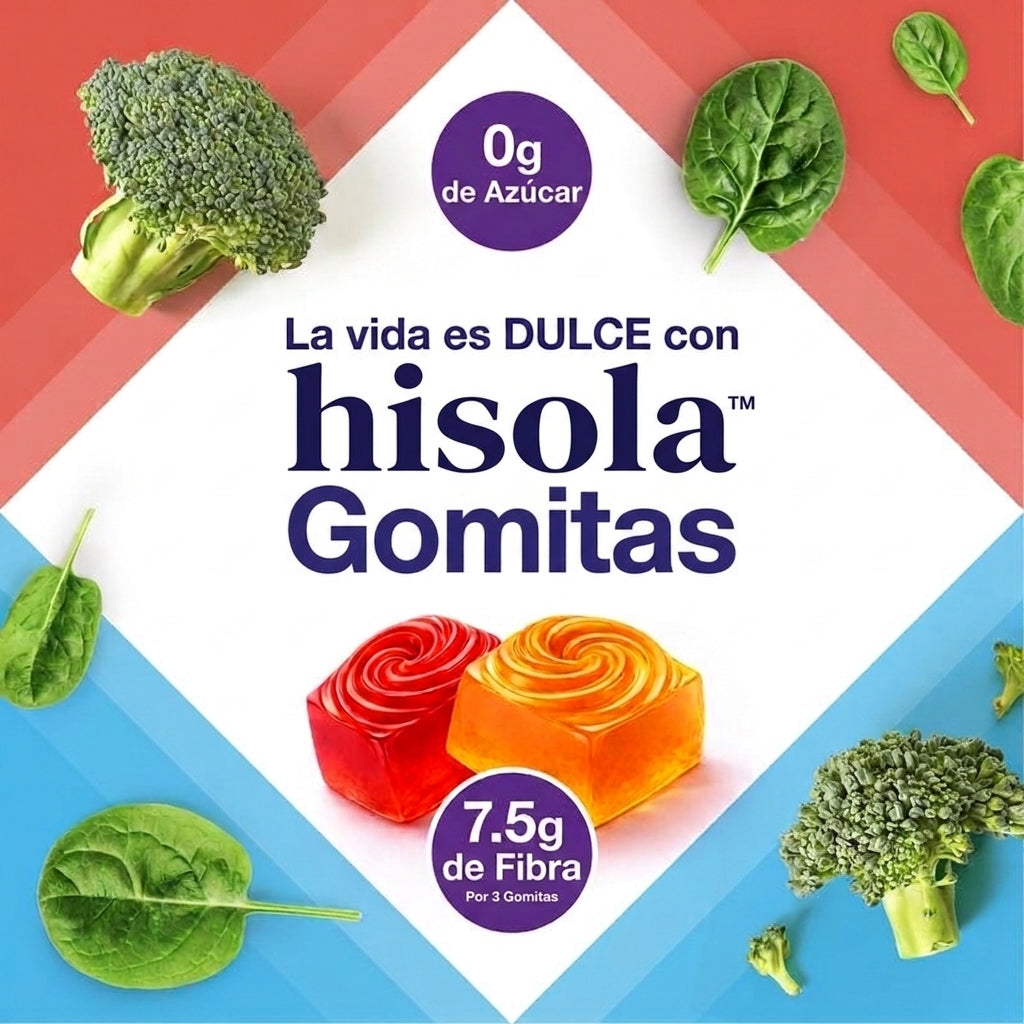 Gomas de Fibra Sin Azúcar