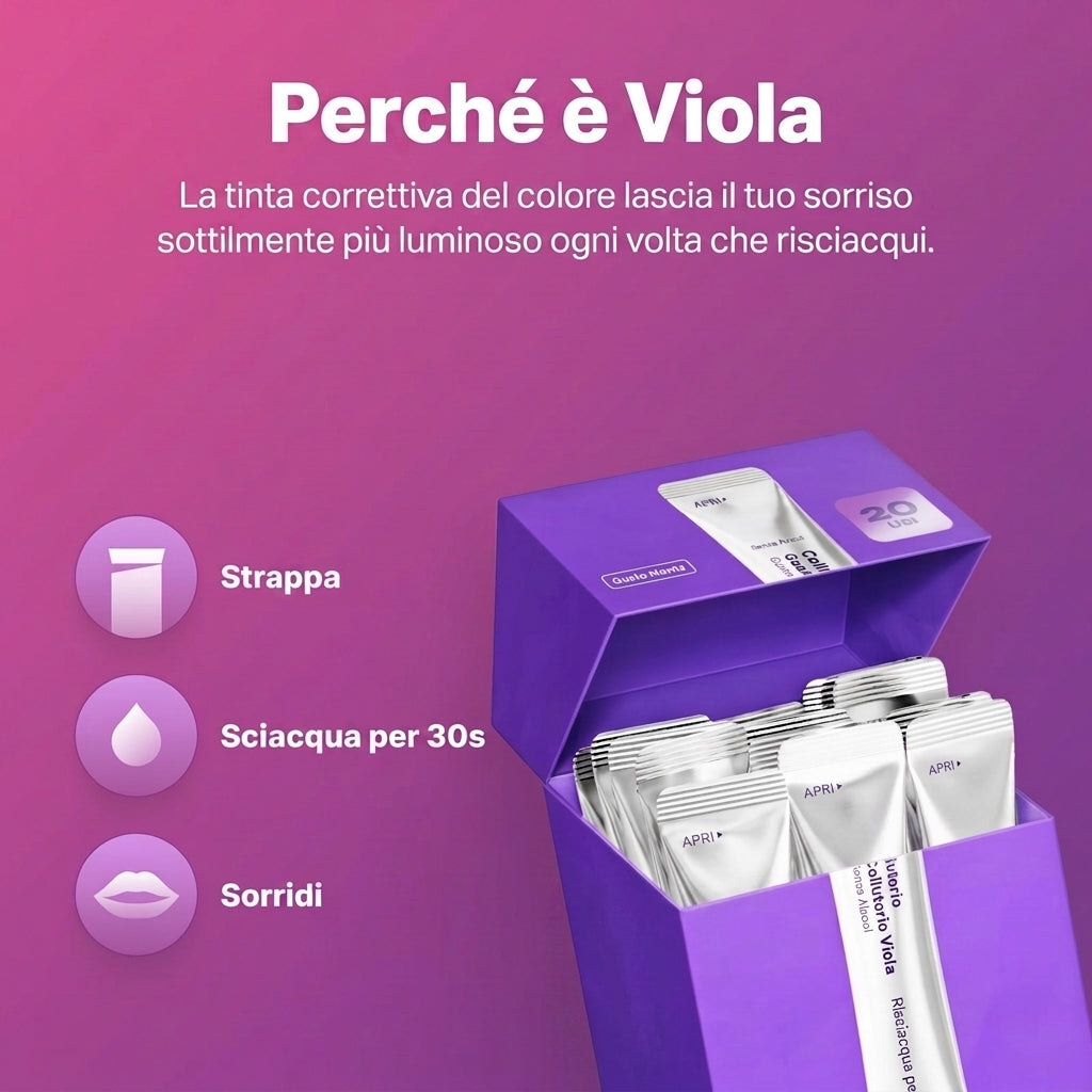 Bustine di Collutorio Viola