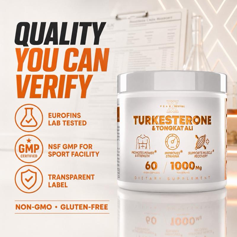 Turkesterone + Tongkat Ali + Colostrum