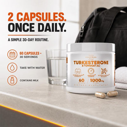 Turkesterone + Tongkat Ali + Colostrum