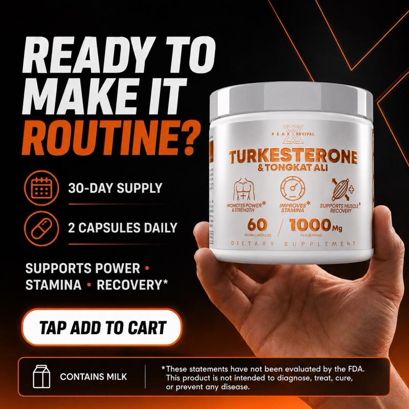 Turkesterone + Tongkat Ali + Colostrum