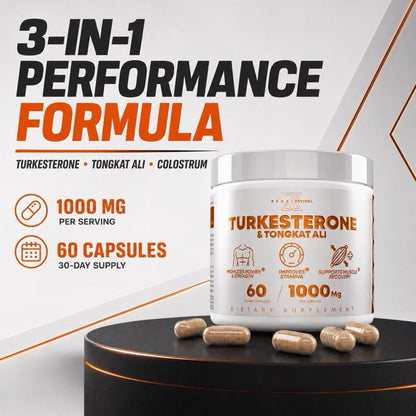 Turkesterone + Tongkat Ali + Colostrum